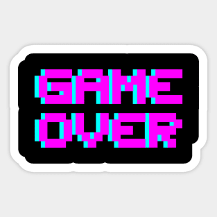 Game Over - All purple Sticker